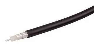 COAXIAL CABLE, 50 OHM, 11.1MM, BLACK RADOX OFL RF 214