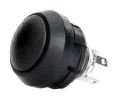 PB SW, SPDT-DB, 2A, 28VDC, PANEL/SNAP-IN SA12-RB-N-BK-S-N-G