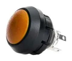 PB SW, SPDT-DB, 2A, 28VDC, PANEL/SNAP-IN SA12-RB-N-OR-S-N-G