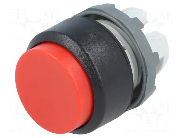 Switch: push-button; 22mm; Stabl.pos: 1; red; none; IP66; prominent ABB MP3-10R