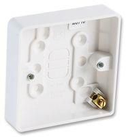 1 GANG SURFACE BOX - 16MM K2160WHI