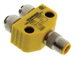 SENSOR SPLITTER, Y, 4P M12 PLUG-2X RCPT VB2-FSM 4.4/2FKM 4