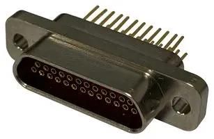 MICRO D-SUB CONN, R/A RCPT, 25POS/SOLDER MP013365