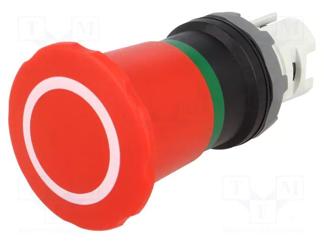Switch: emergency stop; 22mm; Stabl.pos: 2; red; none; IP66; MPI ABB MPEP4-10R