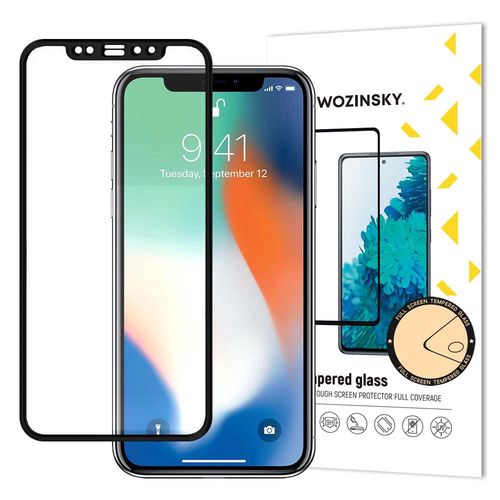 Wozinsky super tough full glue tempered glass full screen with frame case friendly Apple iphone xr / iphone 11 black, Wozinsky 5907769314575 5907769314575