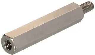 SPACER/STANDOFF, HEX, BRASS, 5MM X 6MM R30-3000602.