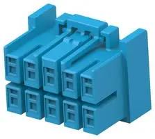 RECT POWER HOUSING, RCPT, 10POS, 4MM 1-2420266-0