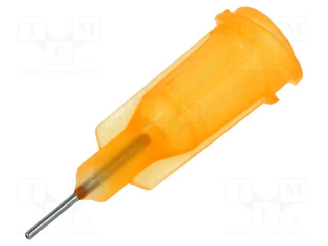 Needle: steel; 0.25"; Size: 23; straight; 0.33mm FISNAR FIS-23-1/4-ES