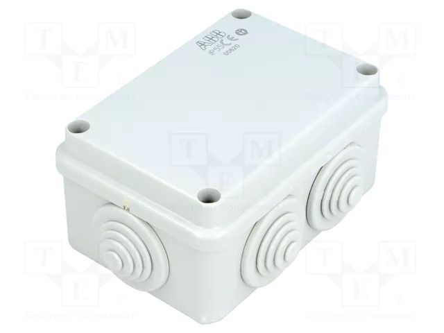 Enclosure: junction box; X: 70mm; Y: 105mm; Z: 50mm; wall mount; IP55 ABB ABB-00820