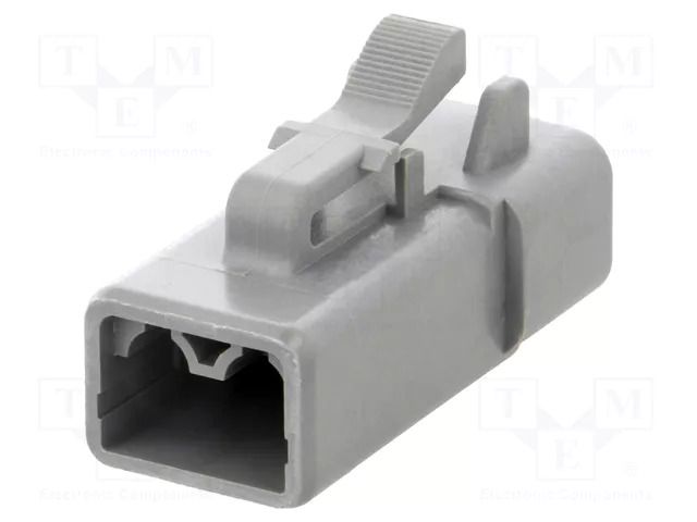Connector: wire-wire; plug; female; ATP; PIN: 2; for cable; grey AMPHENOL ATP06-2S