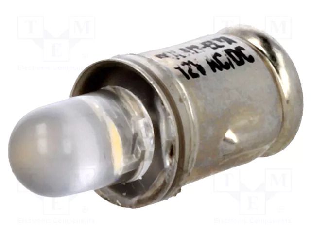 LED lamp; white; BA7S; 12VDC; 12VAC POLAM-ELTA LW-BA7S-12AC/DC