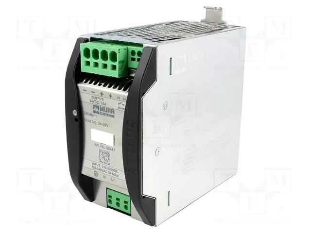 Power supply: switching; modular; 240W; 24VDC; 10A; 85÷265VAC; IP20 MURR ELEKTRONIK MURR-85441