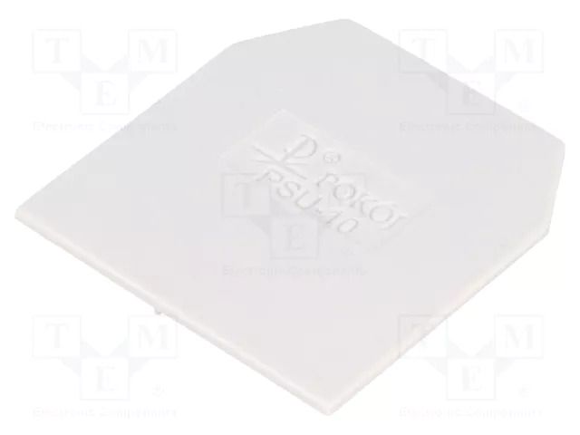 End/partition plate; grey; polyamide; 1mm POKÓJ PSU-10-GY