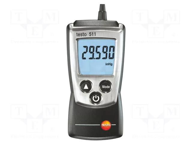 Manometer; 0.3÷1.2bar; LCD; ±3hPa; 119x46x25mm; IP40; Pocket TESTO TESTO511