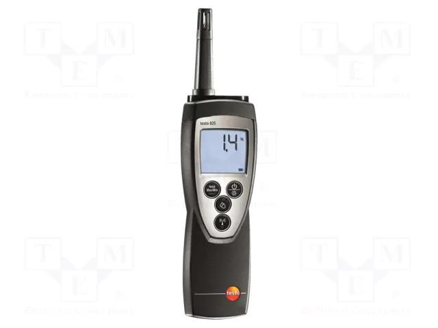 Thermo-hygrometer; -10÷60°C; Temp.(thermocouple T): -200÷1370°C TESTO TESTO625/S