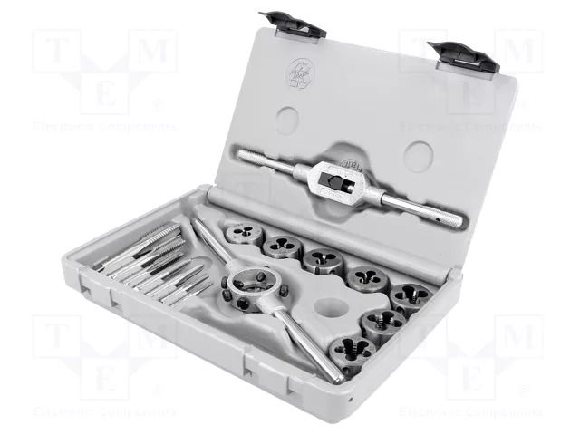 Kit: taps; plastic box; Thread: M3÷M12; 16pcs. ALPEN-MAYKESTAG ALP.708000161