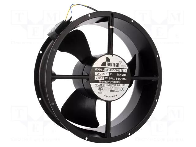 Fan: AC; axial; 230VAC; Ø254x89mm; 1212m3/h; 62dBA; ball; 2800rpm FULLTECH UF25GCB23-H