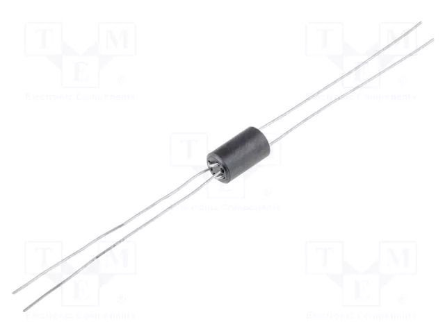 Inductor: ferrite; Number of coil turns: 1.5; Imp.@ 25MHz: 340Ω RICHCO RRH6-2-15-K5B