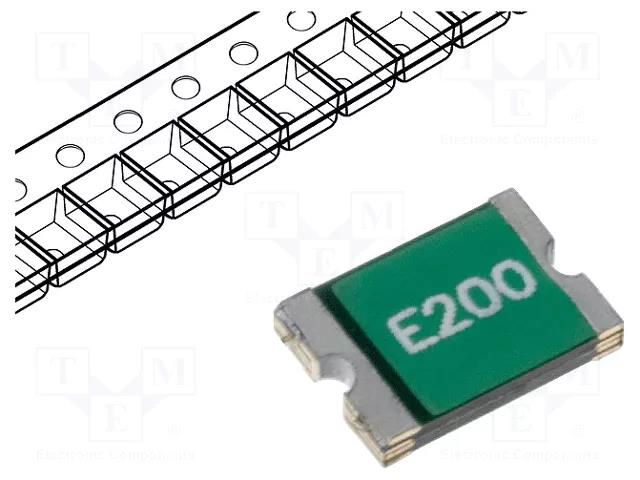 Fuse: PTC polymer; 2A; 1812 ECE SD200-08