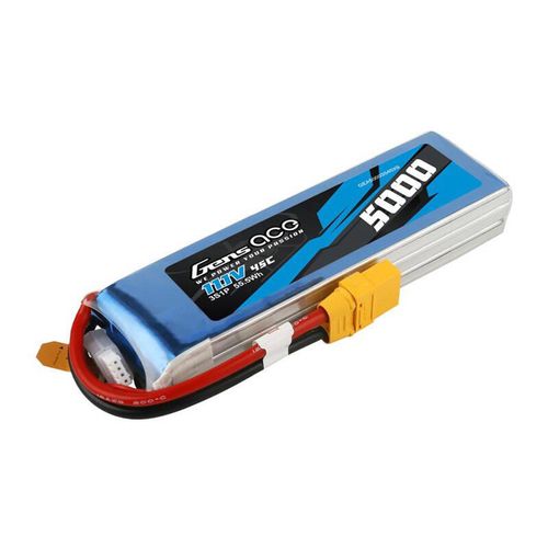 Gens ace 5000mAh 11.1V 45C 3S1P lipo battery with XT90 Plug, Gens ace GEA50003S45X9