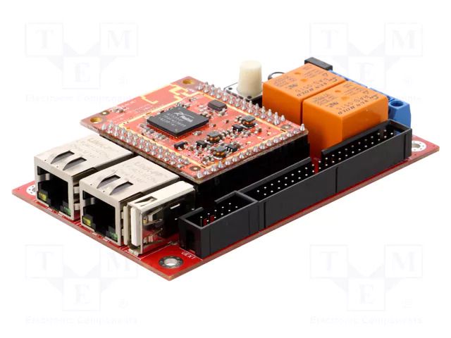 Single-board computer; MIPS24KEc; 8MBFLASH,32MBRAM; RT5350F OLIMEX RT5350F-OLX-EVB