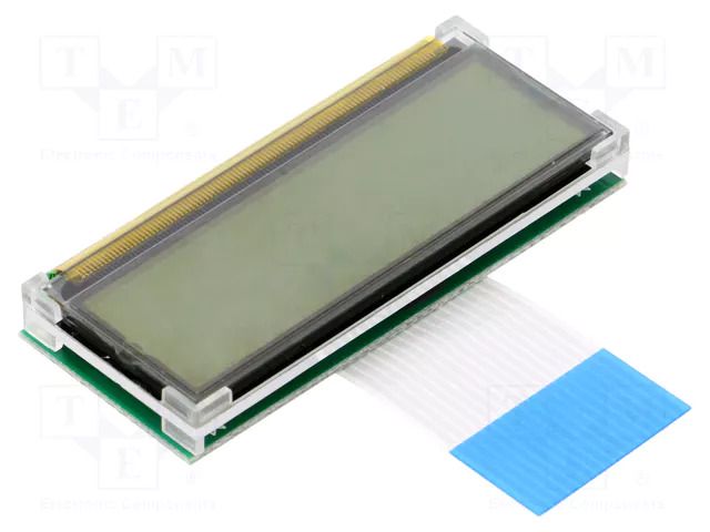 Display: LCD; alphanumeric; FSTN Positive; 16x2; 49x20.5x5.6mm DISPLAY ELEKTRONIK DEM16221FGH-PW