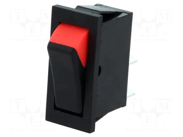 ROCKER; SPST; Pos: 2; ON-OFF; 16A/250VAC; black-red; none; 1500 BULGIN AE-C1500XAAAA