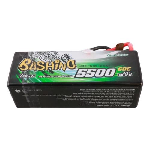 Gens ace G-Tech 5500mAh 4S1P 14.8V 60C HardCase RC car Lipo Battery, Gens ace GEA554S60X9GT