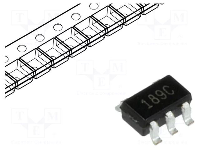 PMIC; DC/DC converter; Uin: 2.9÷5.5VDC; Uout: 1.2VDC; 1.5A; SOT23-5 SEMTECH SC189CSKTRT