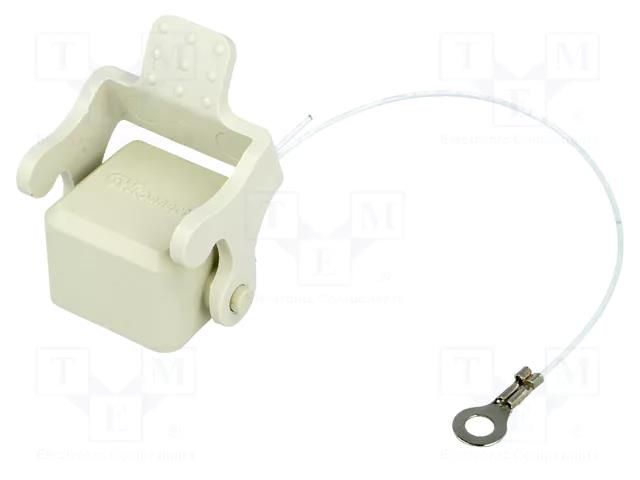 Protection cover; size 3A; cord; with latch; polyamide; 21x21mm MOLEX MX-93601-0714