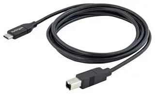 USB CABLE, TYPE B PLUG-C PLUG, 2M USB2CB2M