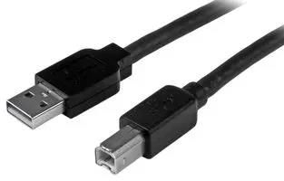 USB CABLE, TYPE A PLUG-B PLUG, 15M USB2HAB50AC