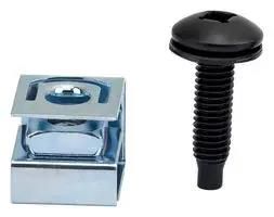RACK MOUNT SCREW & CAGE NUT, 10-32, 50PC CLPSCRW1032