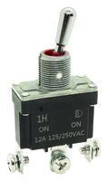 TOGGLE SWITCH, SPDT, 12A, 250VAC, PANEL MP1HAS1T1B1M1N1S-5