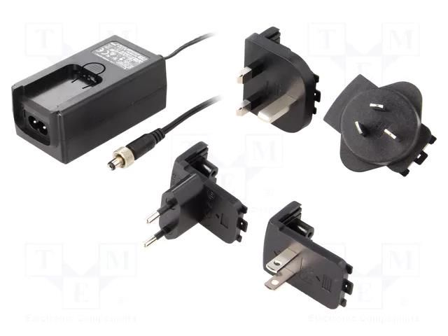 Power supply: switching; mains,plug-in; 5VDC; 3A; 15W; 64x41x30mm BRAINBOXES PW-500