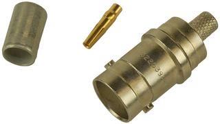 RF CONN, BNC JACK, 50 OHM, CRIMP 5225396-1