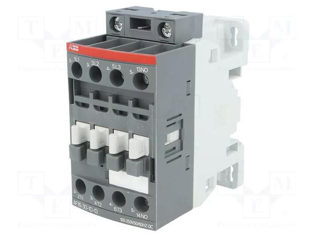 Contactor: 3-pole; NO x3; Auxiliary contacts: NO; 16A; AF; -25÷60°C ABB AF16-30-10-13