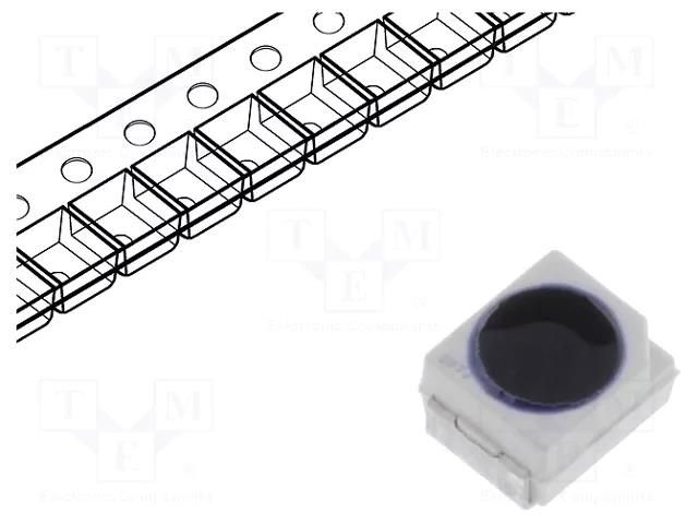 Phototransistor; PLCC2; λp max: 980nm; 35V; 60°; Lens: transparent ams OSRAM SFH320-3