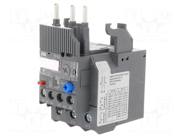 Thermal relay; Series: AF; Leads: screw terminals; 10÷13A ABB TF42-13