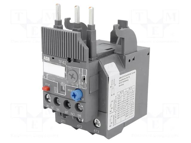 Thermal relay; Series: AF; Leads: screw terminals; 1.3÷1.7A ABB TF42-1.7