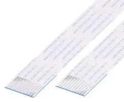CABLE ASSY, FFC/FPC, 11POS, 1MM, WHT 10-11-A-0304-C-4-08-4-T