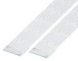 CABLE ASSY, FFC/FPC, 19POS, 1MM, WHT 10-19-A-0228-C-4-08-4-T
