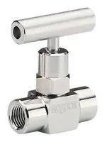 NEEDLE VALVE, 10000PSI, 1/4 NPT, IN-LINE 102-MFC