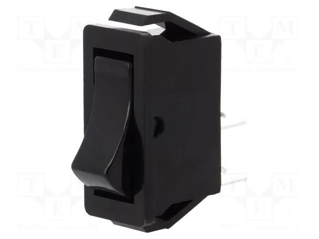 ROCKER; SPST; Pos: 2; ON-OFF; 16A/250VAC; black; none; 1500 BULGIN AE-C1500VQASG