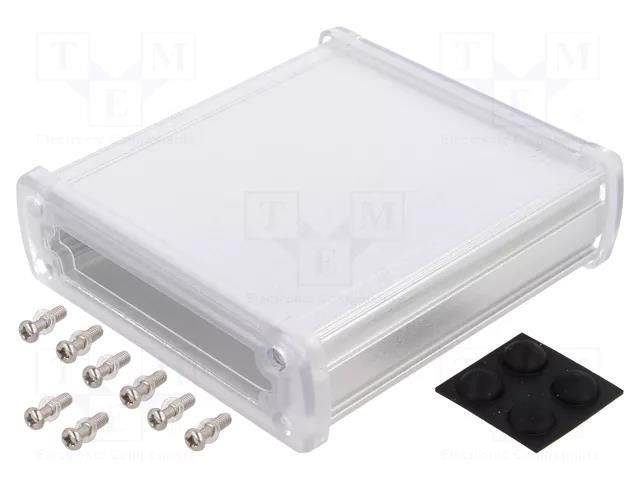 Enclosure: multipurpose; X: 113.7mm; Y: 119mm; Z: 35.2mm; aluminium GAINTA ALUG704SR110-C