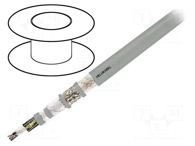 Wire: control cable; MULTIFLEX 512®-C-PUR; 4G6mm2; grey; stranded HELUKABEL MF512-C-PUR4G6