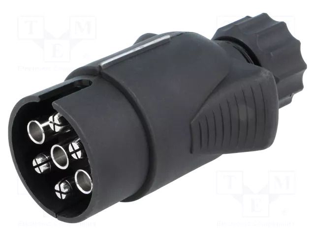 Connector: automotive; for towbars,for trailers; plug; 12VDC TESAT W12-T7-31NI