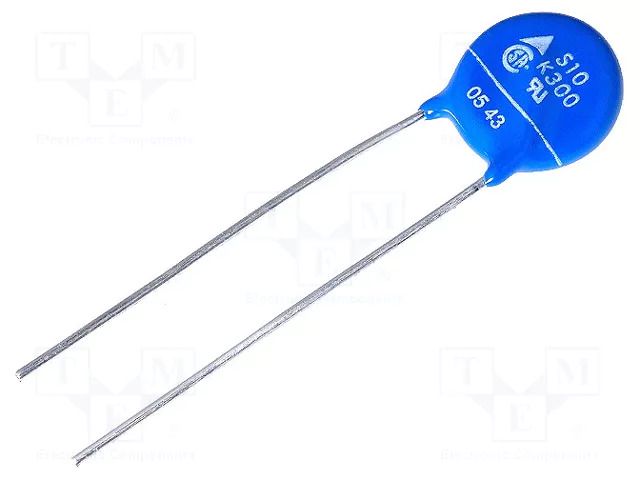 Varistor: metal-oxide; THT; 300VAC; 385VDC; 470V; 2500A; Ø12.5mm EPCOS / TDK SIOV-S10K300
