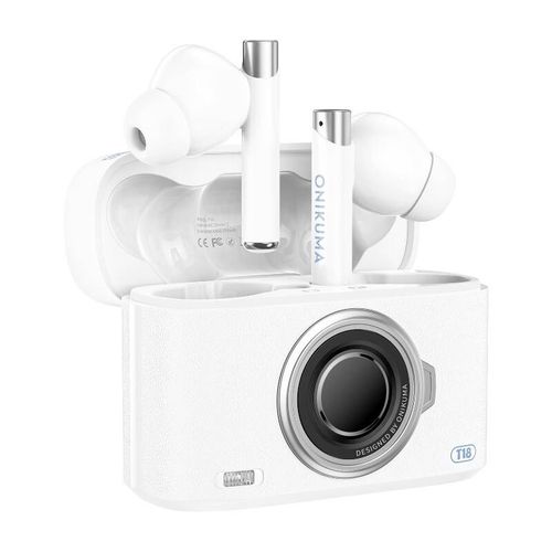 ONIKUMA T18 Bluetooth In-Ear Earphones White, ONIKUMA T18 white