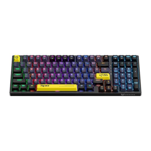 ONIKUMA G38 98 Keys USB Wired Mechanical Keyboard Black, ONIKUMA G38 Black